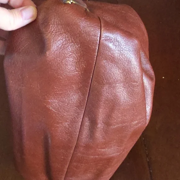 Coach Madison Haley Brown Leather Hobo Bag - Picture 6 of 9